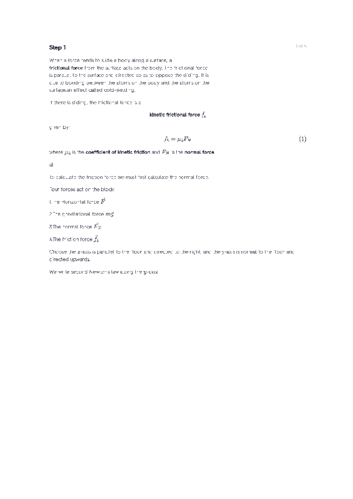 9 Chap 6 - Homework on Friction and Normal Force Calculations - Studocu