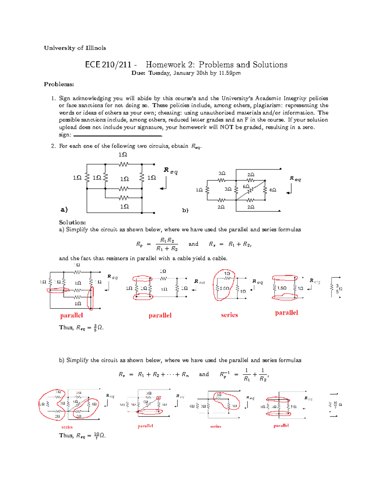 ECE210 SP24 HW02 sol-1 - Solutions for homework 2 - University of ...