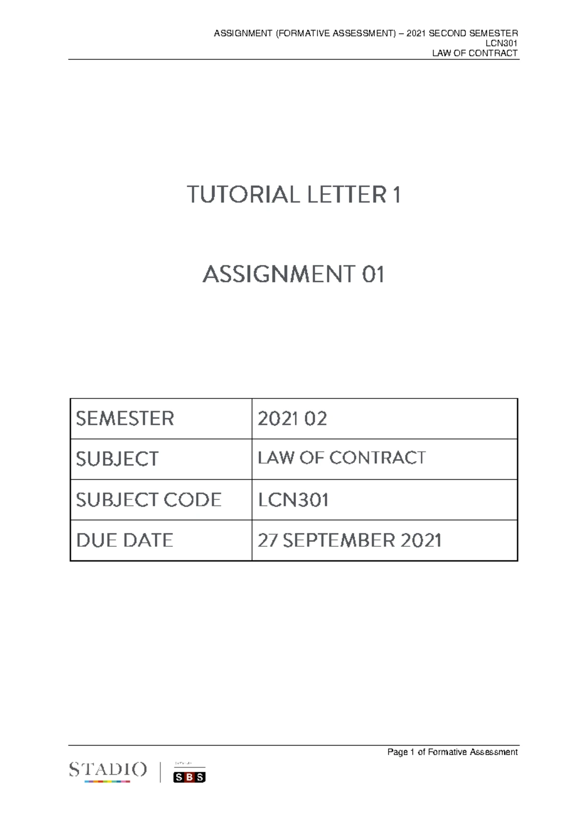 RFQ 292: Company Secretarial Services for CGSO - Submission Guidelines ...