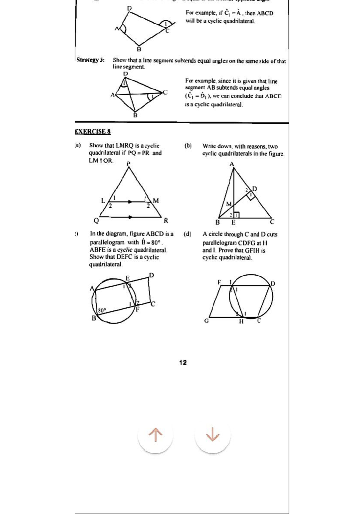 Geometry Exercise: Cyclic Quadrilaterals & Tangents (MATH 202) - Studocu