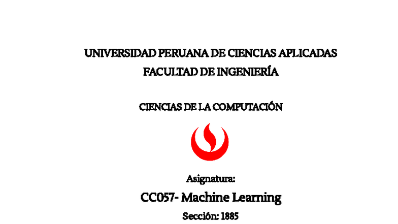 PC3 - Examen Resuelto de Práctica Calificada en Machine Learning - Studocu