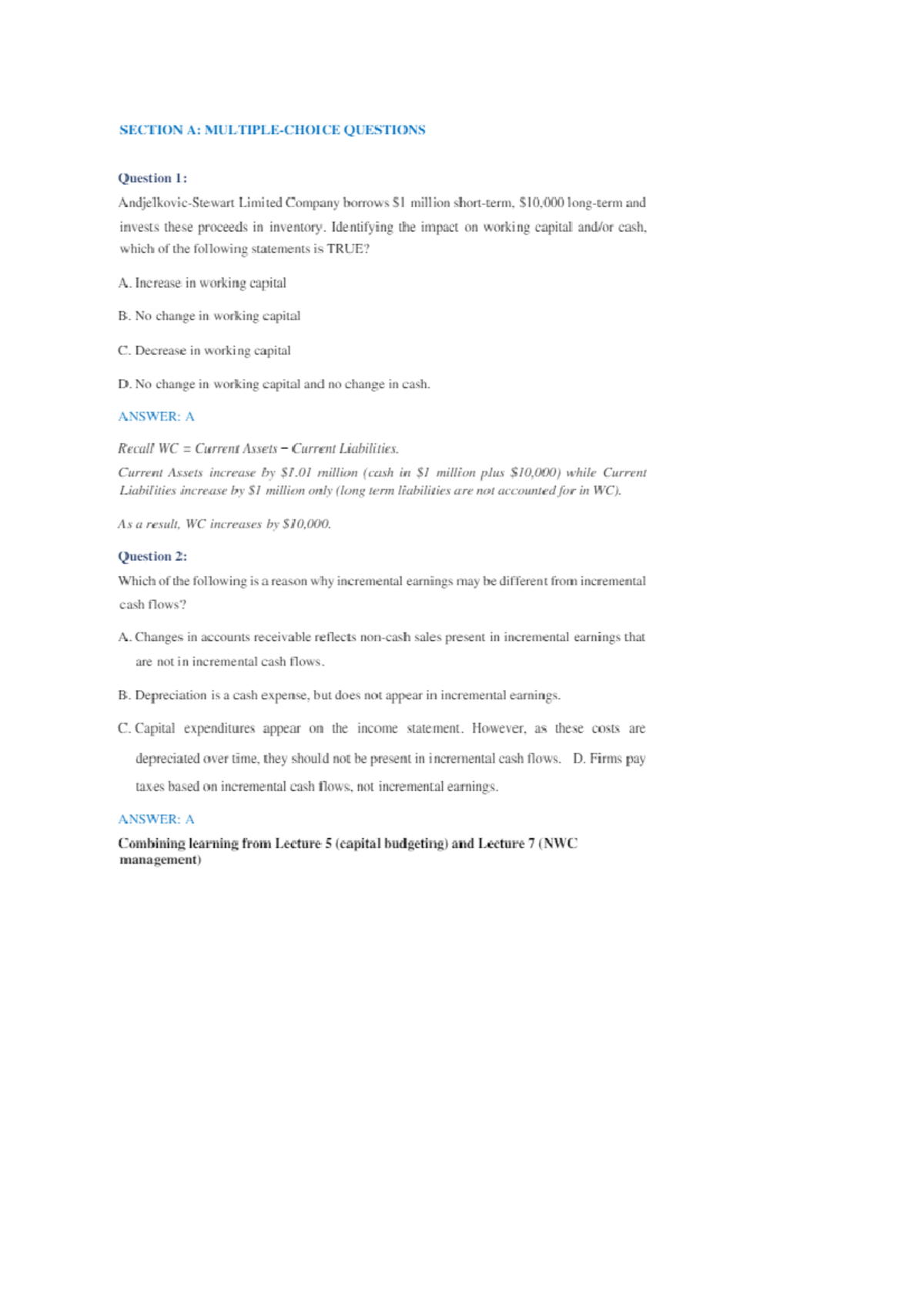 Practice Exam S1 2022 - Content and notes - FIT2002 - Studocu