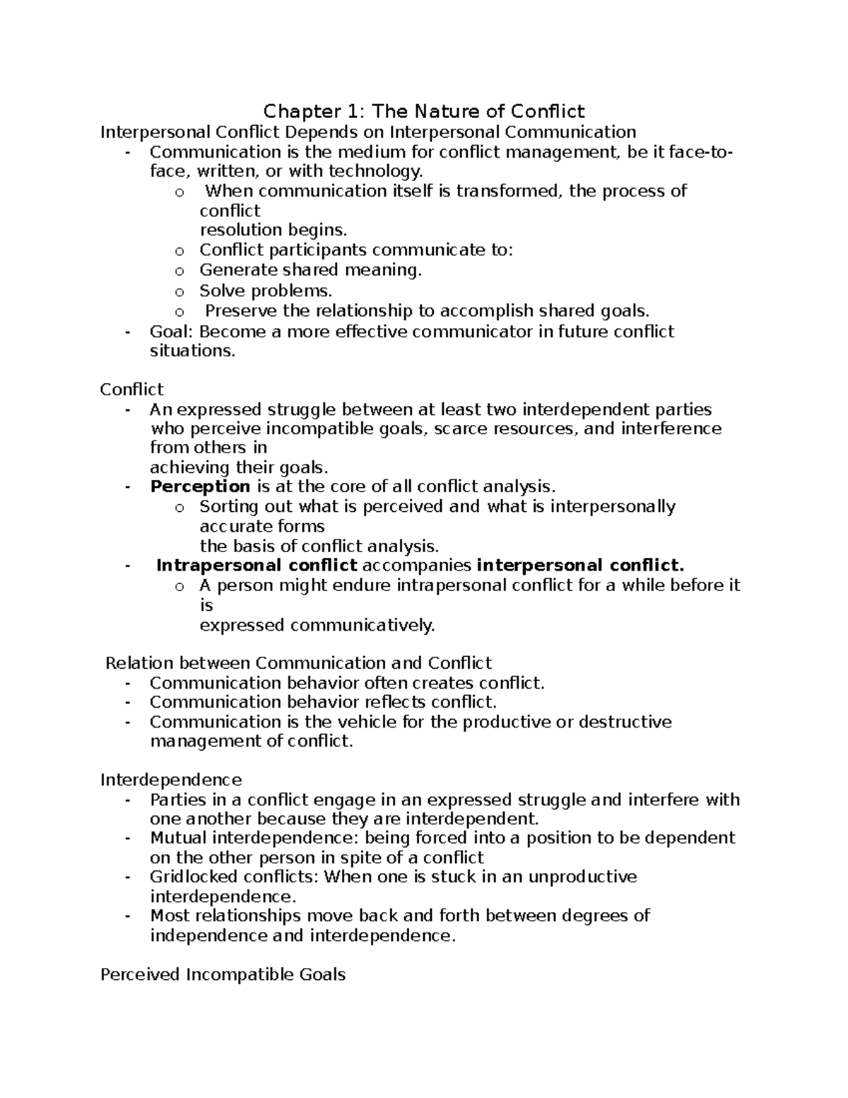 Chapter 5: Analyzing Conflict Styles and Cultural Dimensions - Studocu