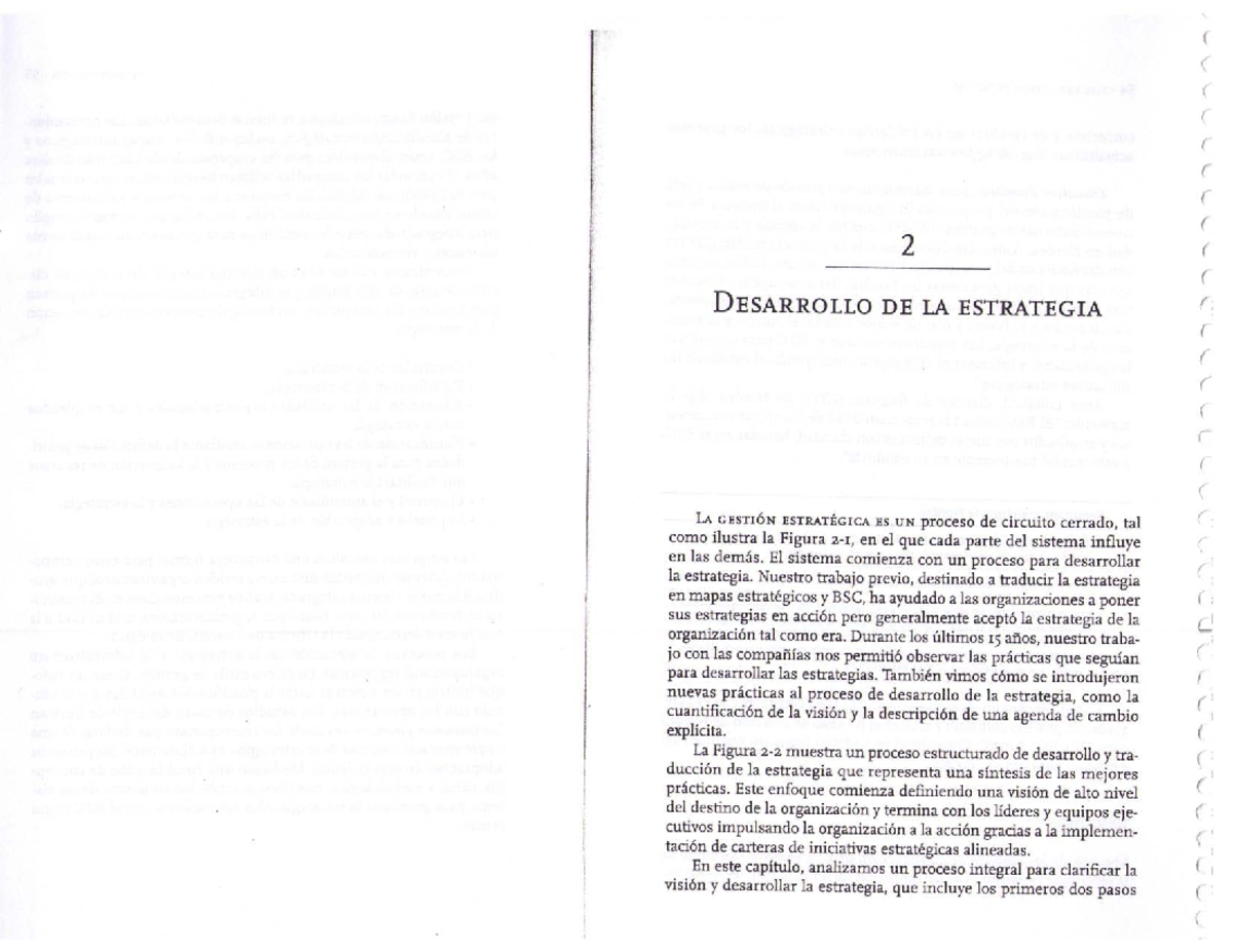 Desarrollo de la Estrategia en la Gestión Estratégica: Planificación ...