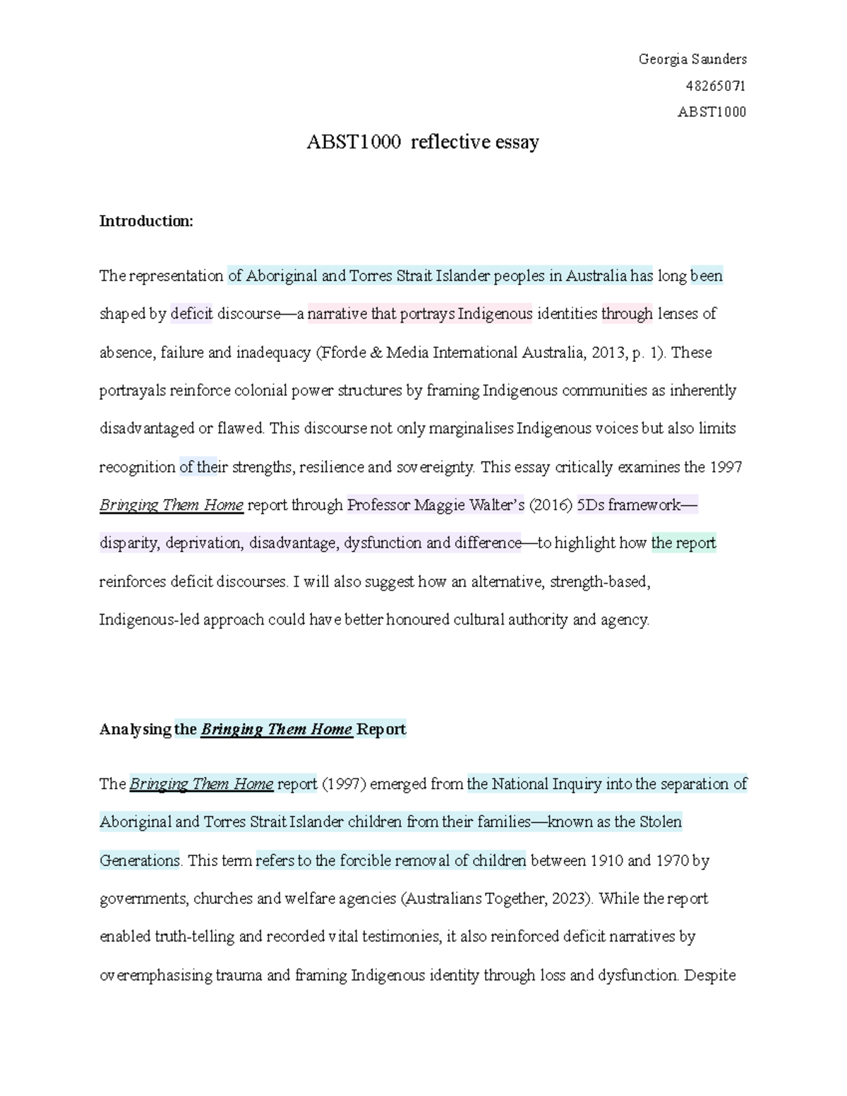 ABST100 Final Essay: Reflecting on Deficit Narratives in Indigenous ...