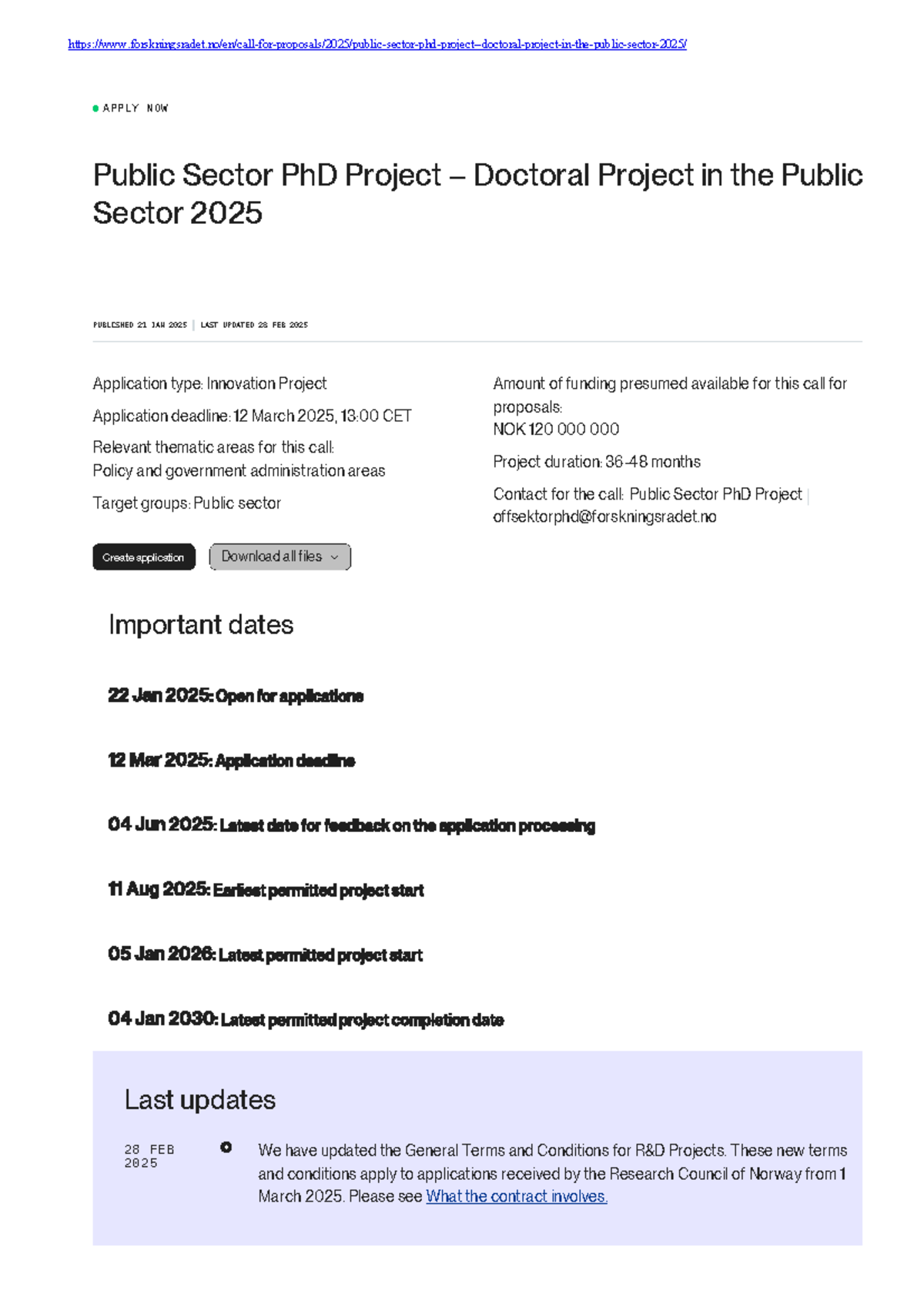 Public Sector Ph D Project – Doctoral Project in the Public Sector 2025 ...