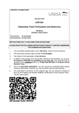 CPD1501 Practice materials - Unisa - Studocu