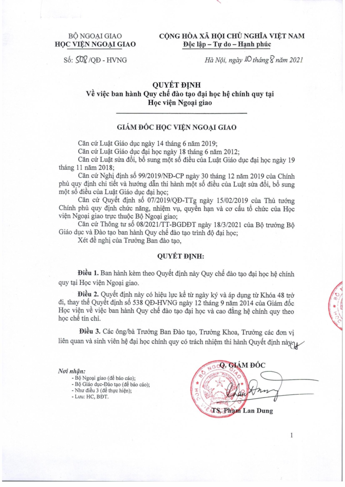 Httpsstatic.dav.edu - Compulsory note - BÔ NGOAI GIAO CONG HOA XA HOI ...