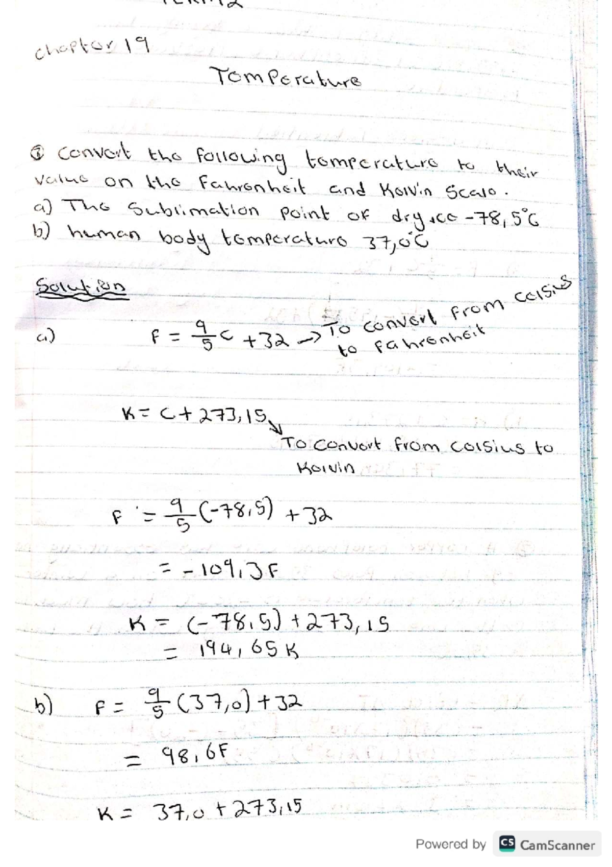 Temperature Tut - Physics Notes (CS 4) - Studocu