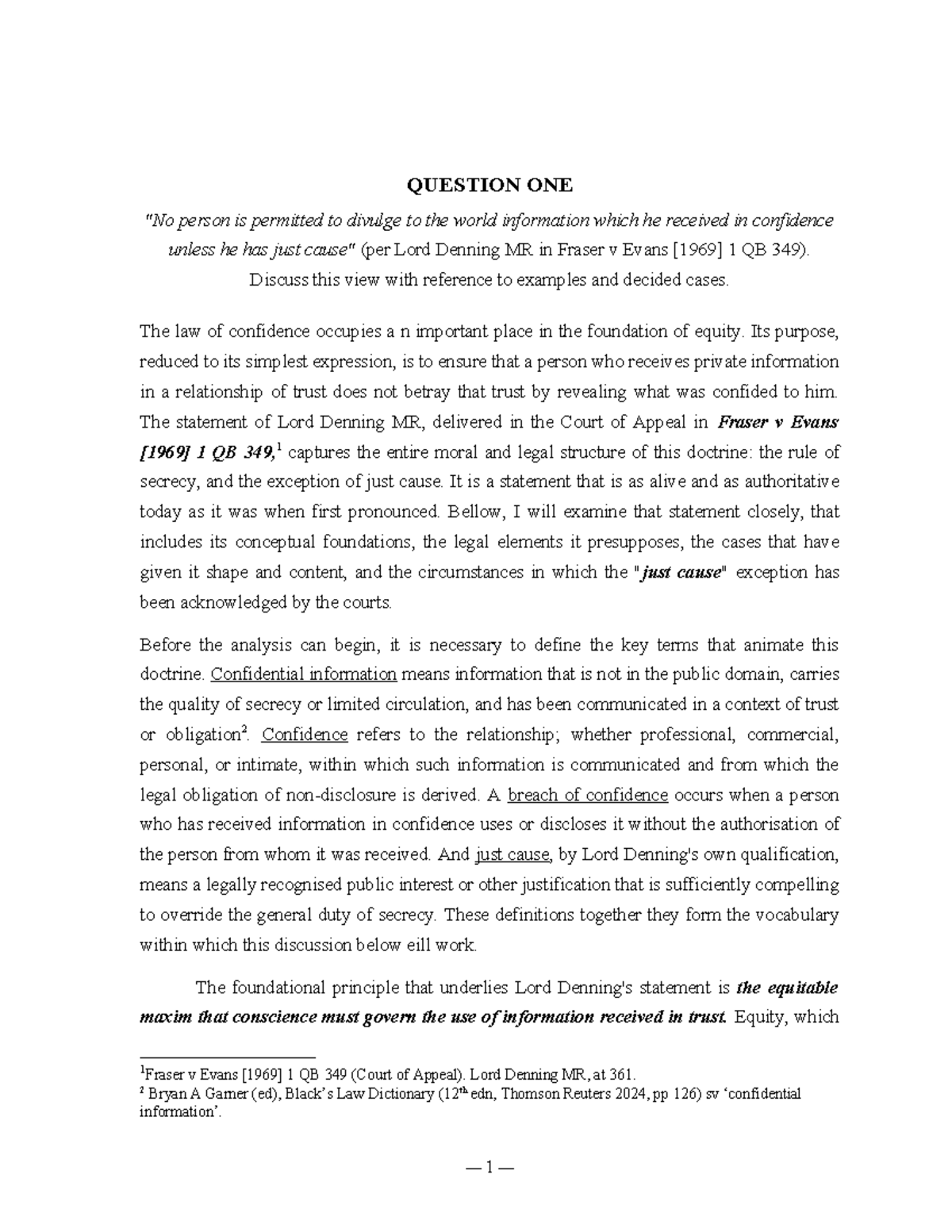IP Law Practice: Confidentiality and Public Interest in Uganda - Studocu