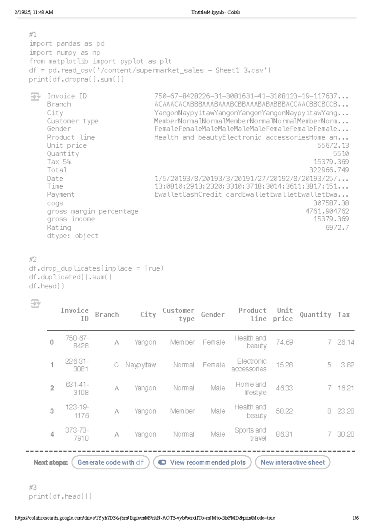 Aditya 53 - python ca - import pandas as pd import numpy as np from ...