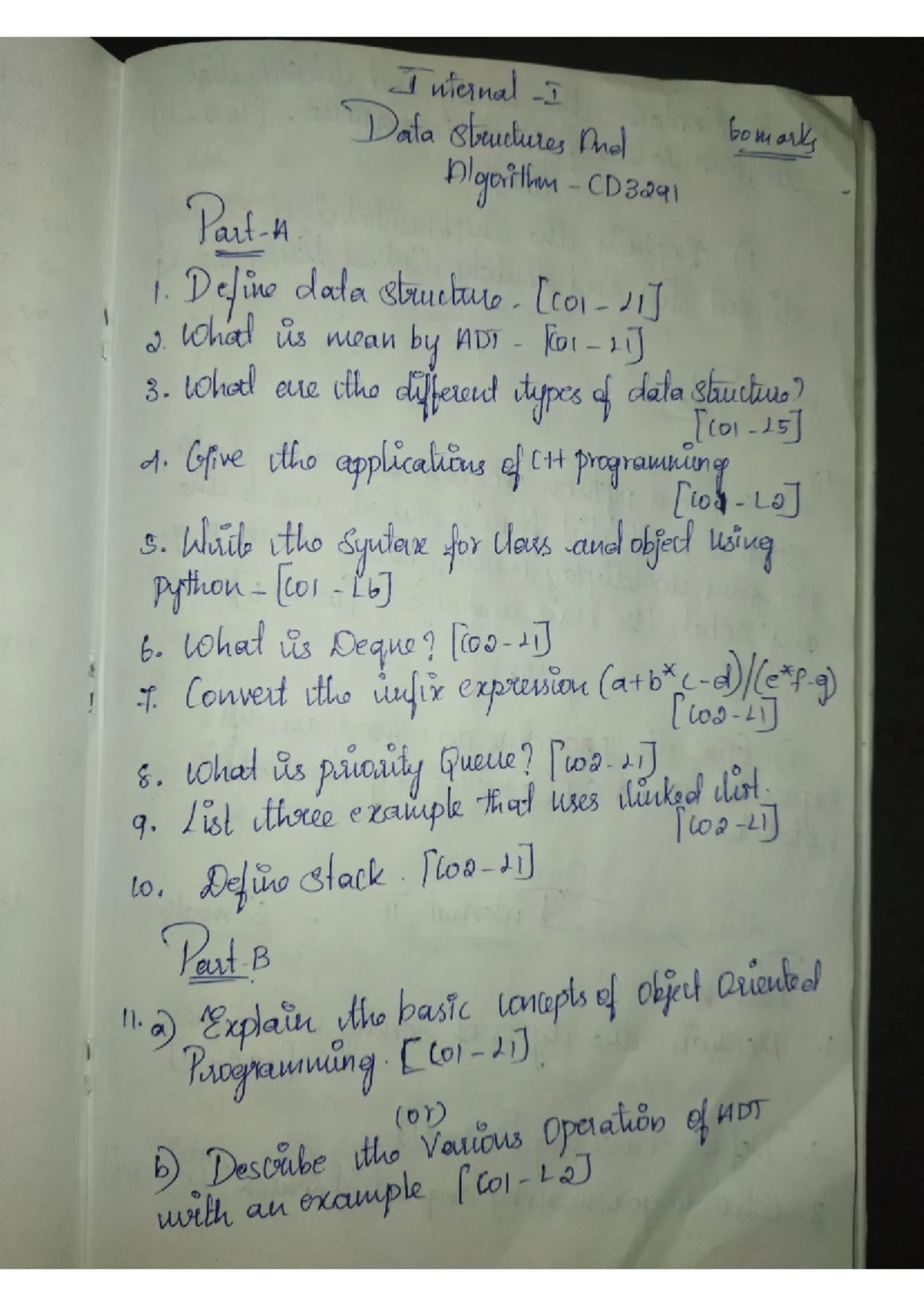 DBMS Question Bank - Comprehensive Study Guide (JNTU) - Studocu