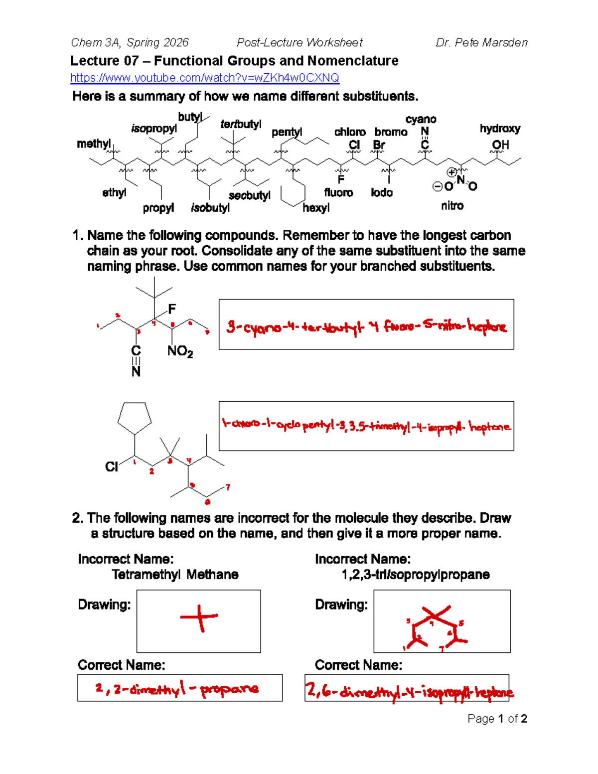 Chem 3A PLWS 7 - hvjk - CHEM 3A - Chem 3A, Spring 2026 Post-Lecture ...