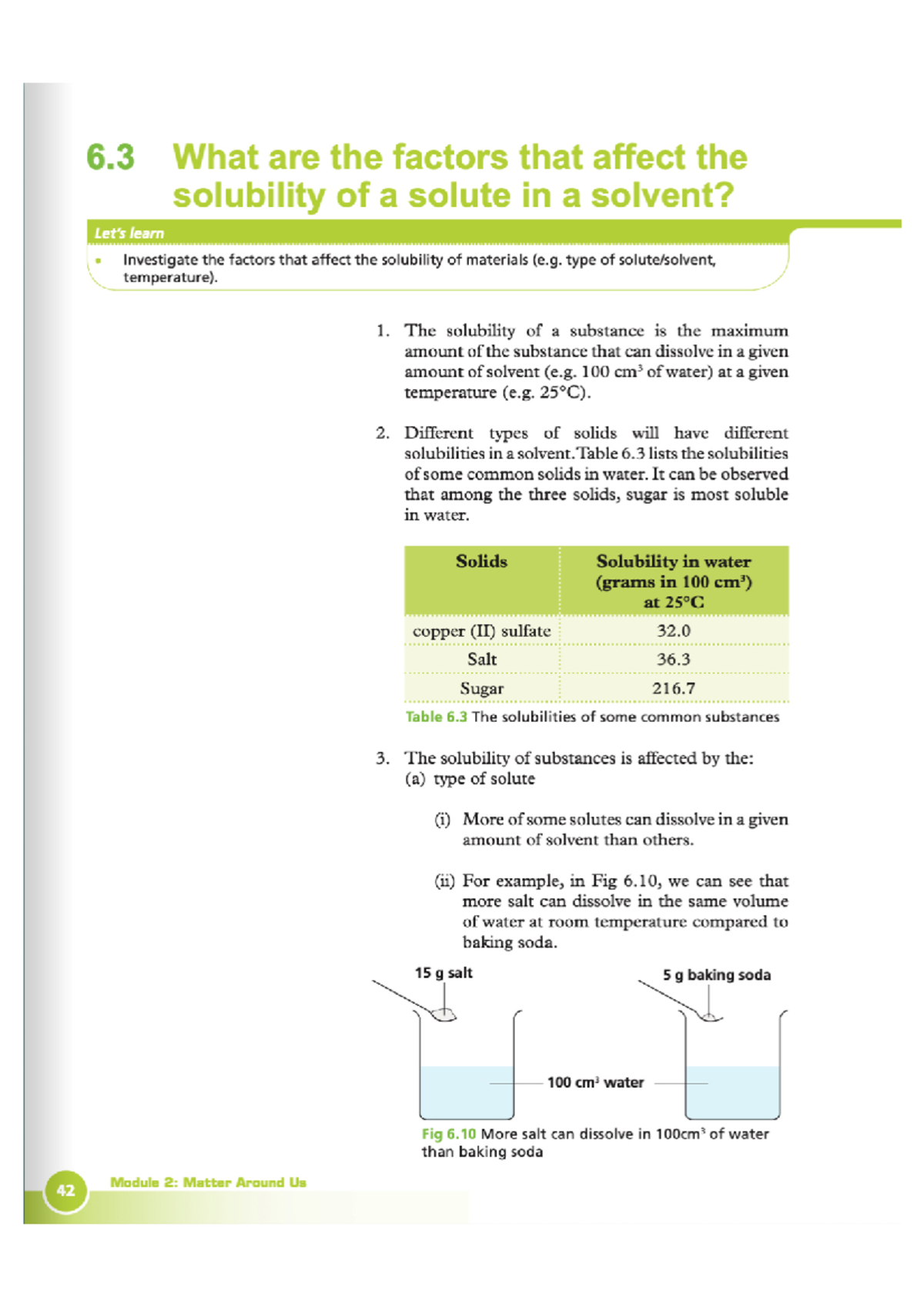 M2 Science Around Us 6.3-6.4 Book - 6 What are the factors that affect ...