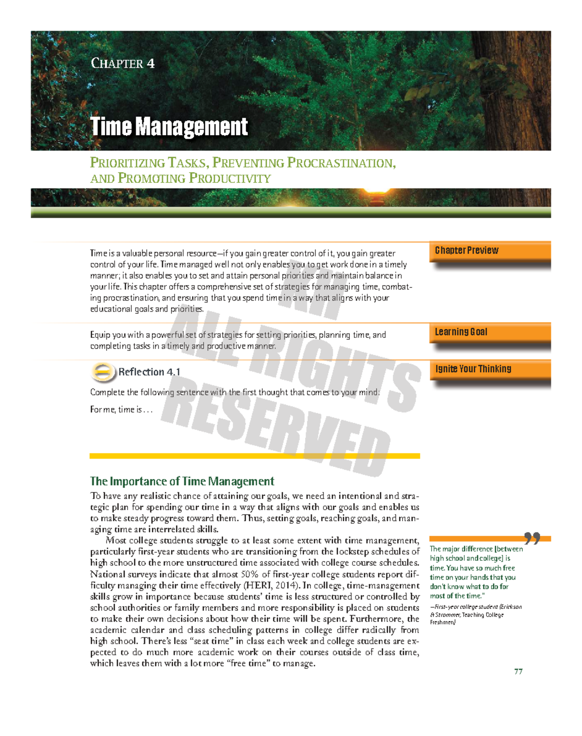 Chapter 4: Time Management Strategies for Prioritizing Tasks and ...
