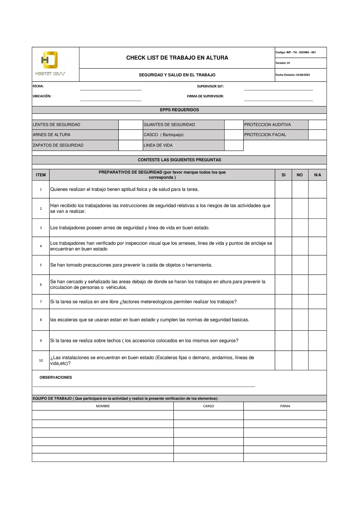 Inspección de Camión HIAB - Checklist Detallado de Revisión - Studocu