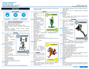 CC2 Clinical Chemistry 2 Midterm Study Notes on Endocrine and Tumor ...