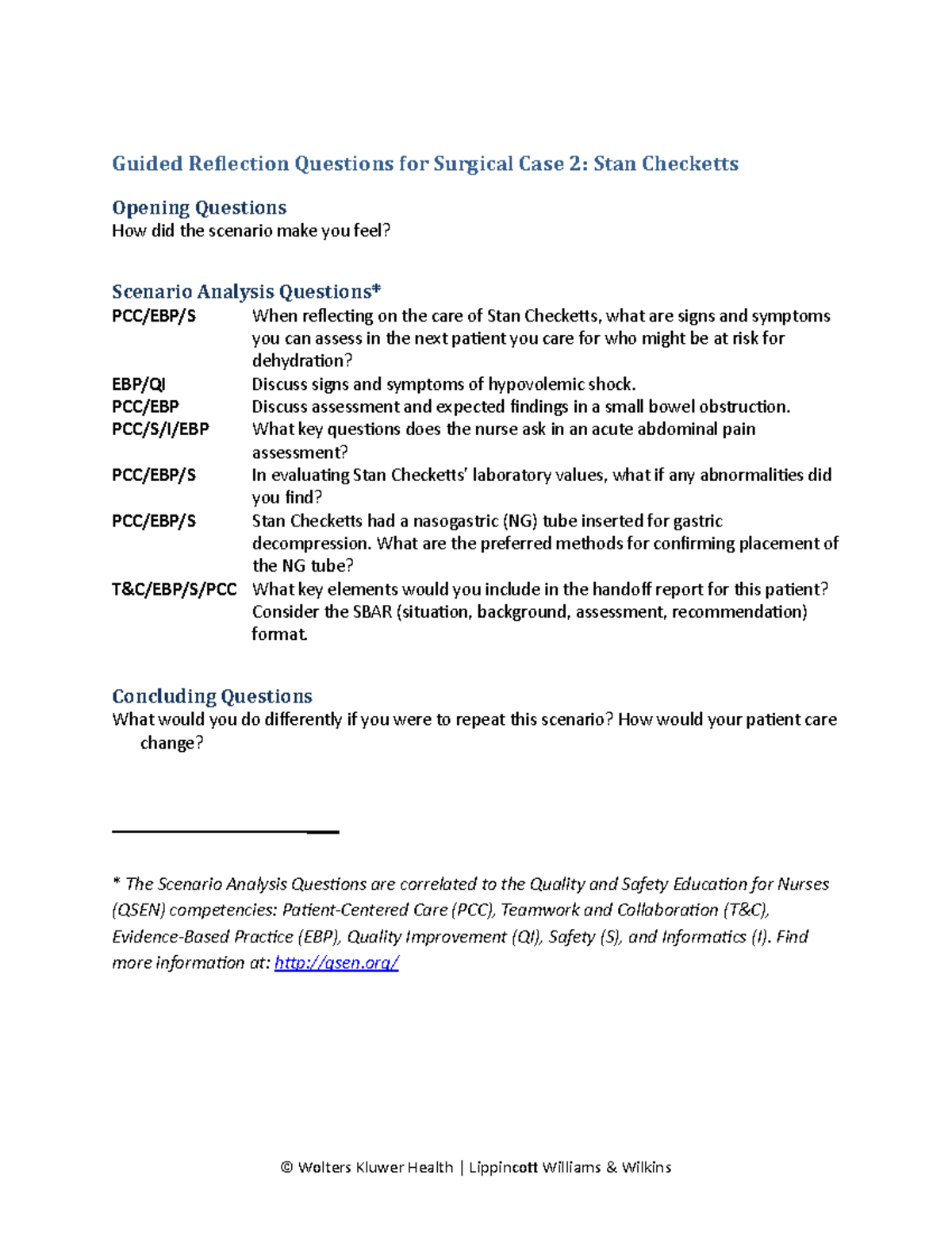 V Sim2.0 Surgical Case 02 Stan Checketts GRQs final - Guided Reflection ...
