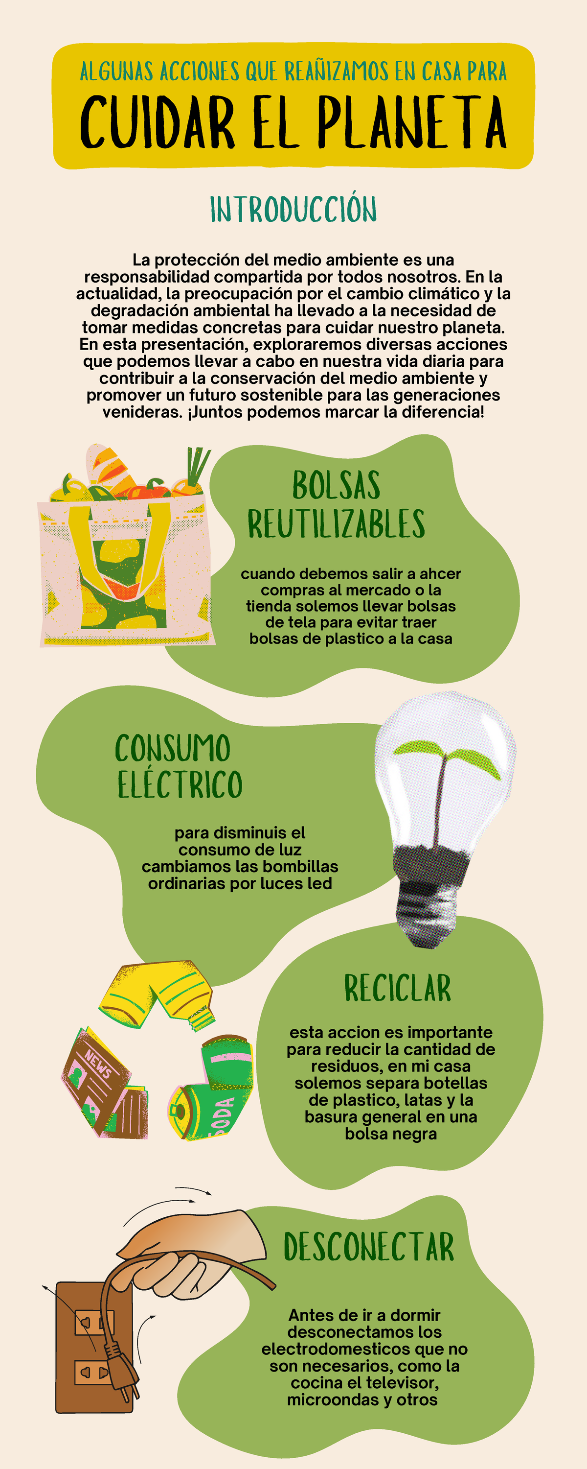 Acciones Cotidianas para Cuidar el Medio Ambiente en Casa - Studocu