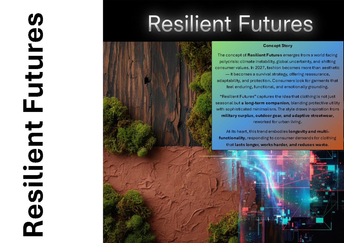 Resilient Futures Concept Story: Fashion for 2027 and Beyond - Studocu