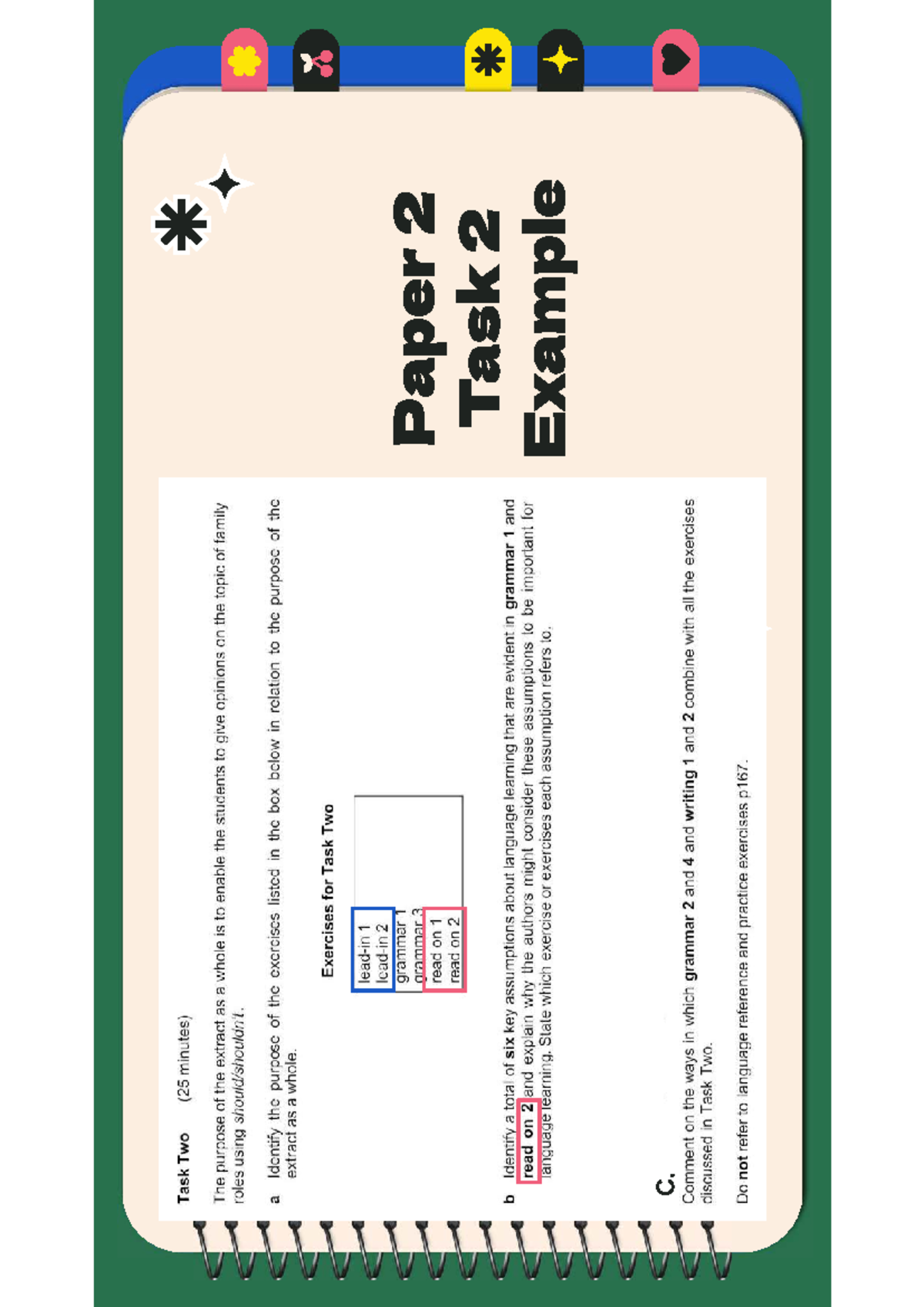 Paper 2: Task 2 & 3 - Family Roles and Language Learning Insights - Studocu