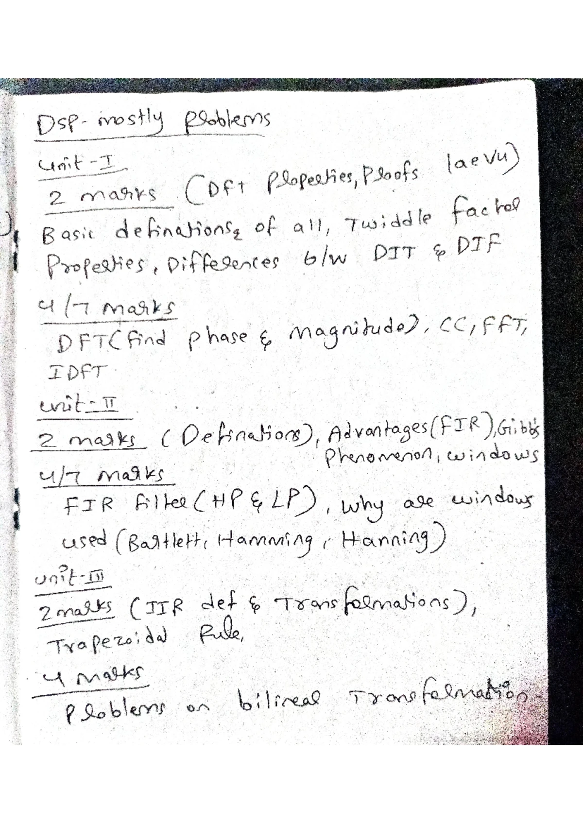 Dsp unit 2 - unit2 - Lu Designing of FIR filters finite impulse ...