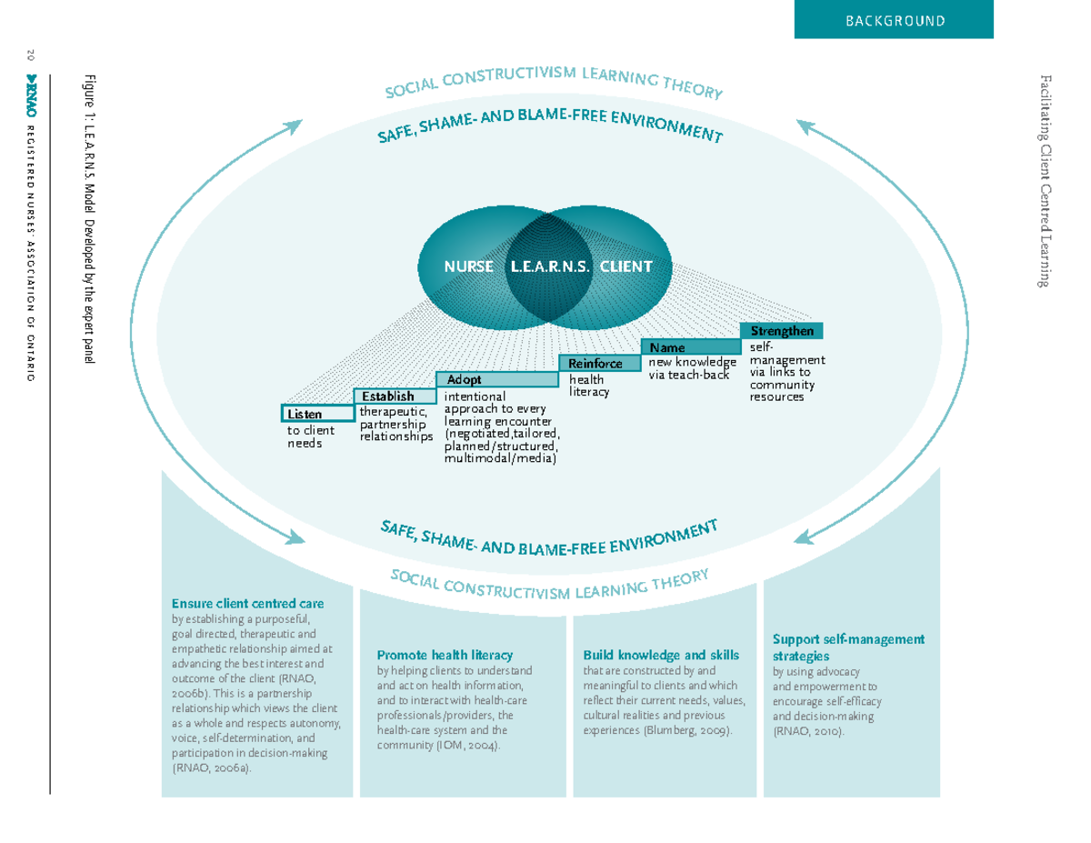 Learn Model - B A C K G R O U N D Facilitating Client Centred Learning ...