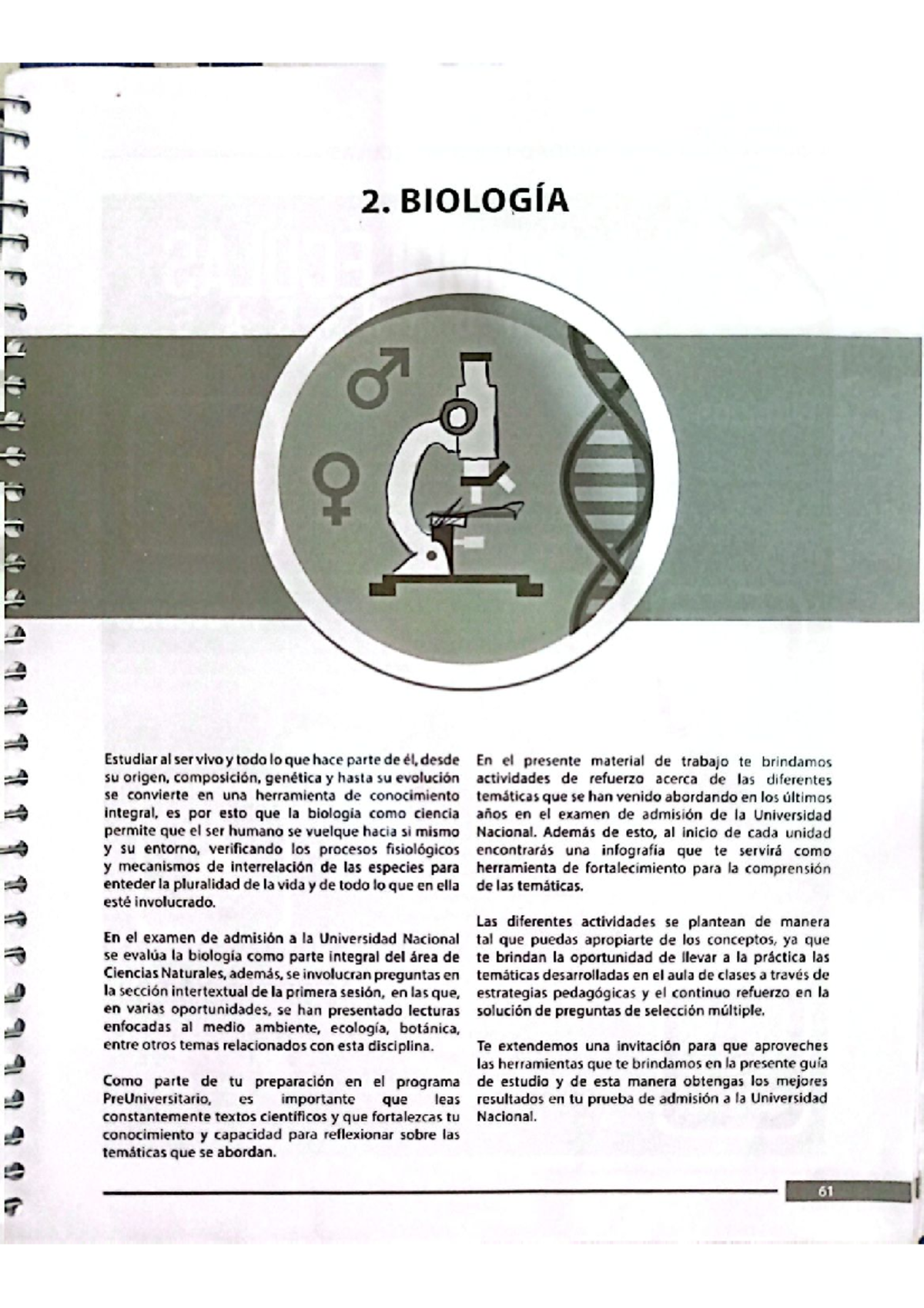 Guía de Estudio de Biología para ICFES: Refuerzo y Ejercicios - Studocu