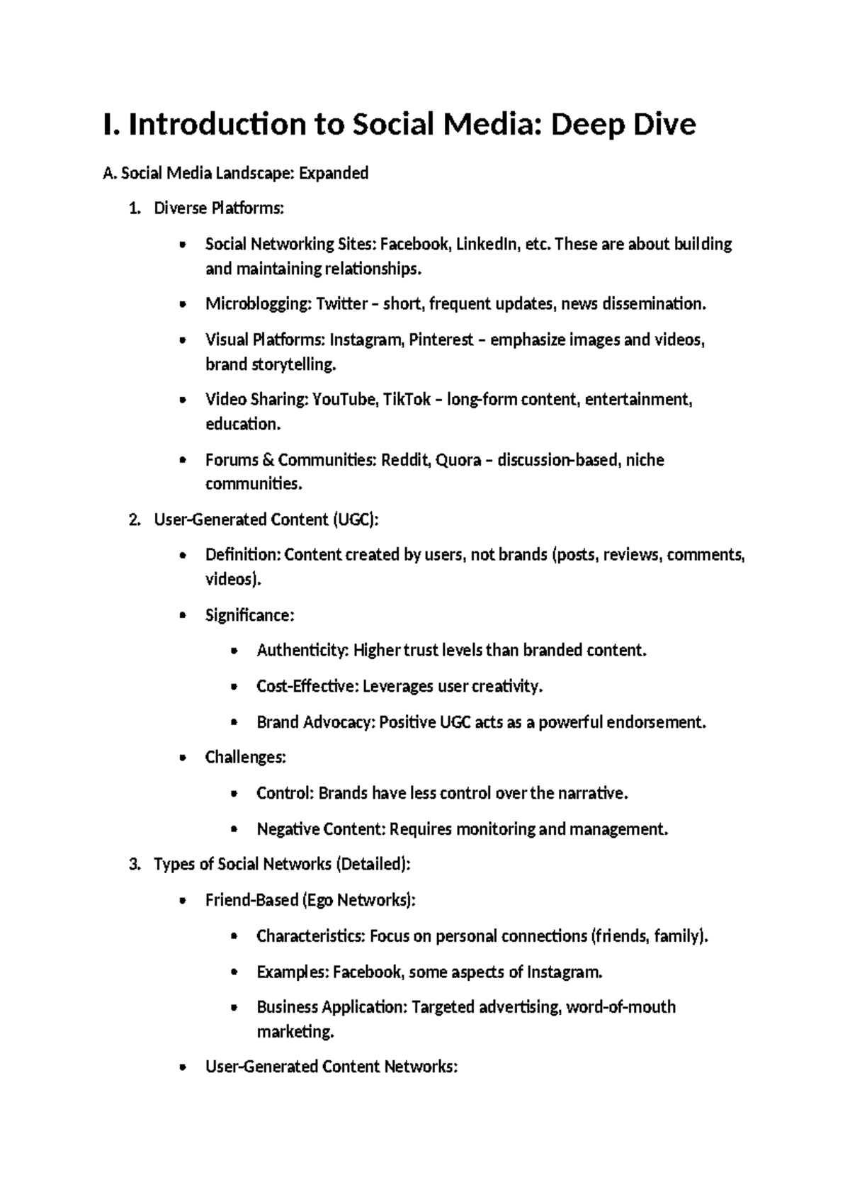 Constructive Notes on Social Media Analytics and Networks - I ...