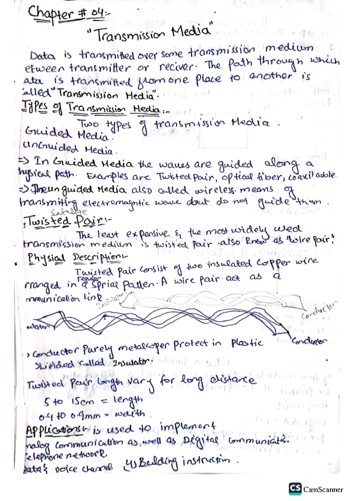 Computer Networks - Chapter Data is transmitted over some transmission ...