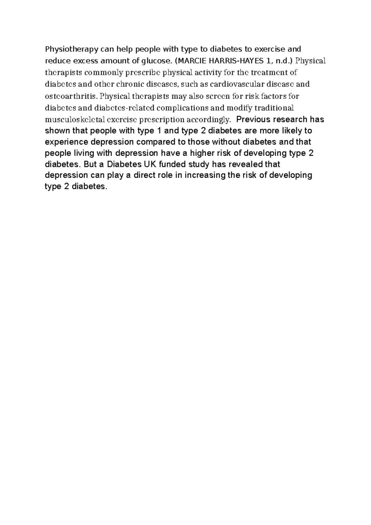 Physiotherapy's Role in Managing Type 2 Diabetes: Exercise Benefits ...