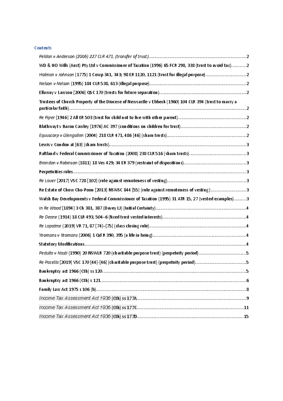 Case Study: Legality of Trusts and Their Implications - Studocu
