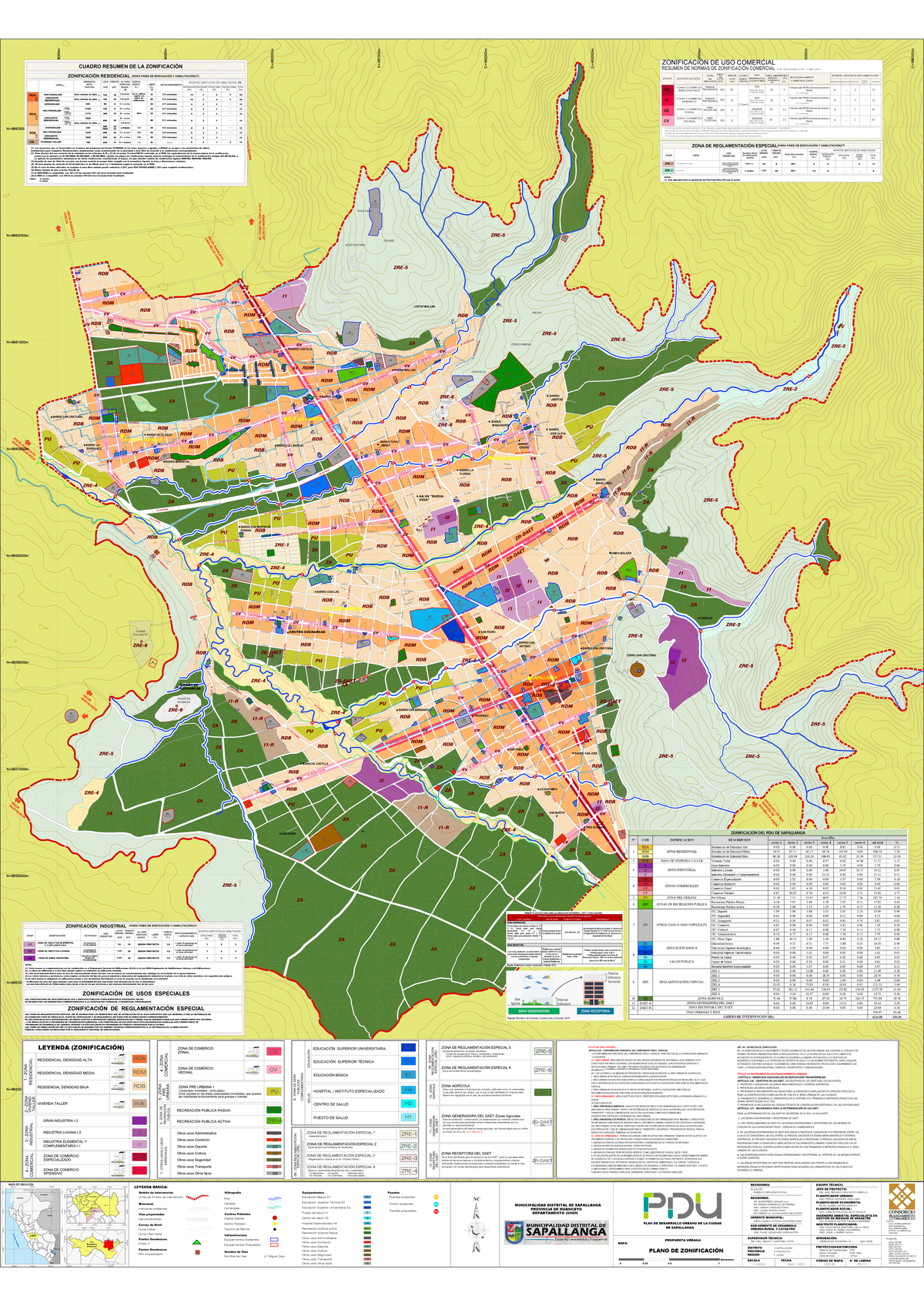 PP-17 Plano de Zonificación Huancayo - Desarrollo Urbano y Turístico - Document Preview