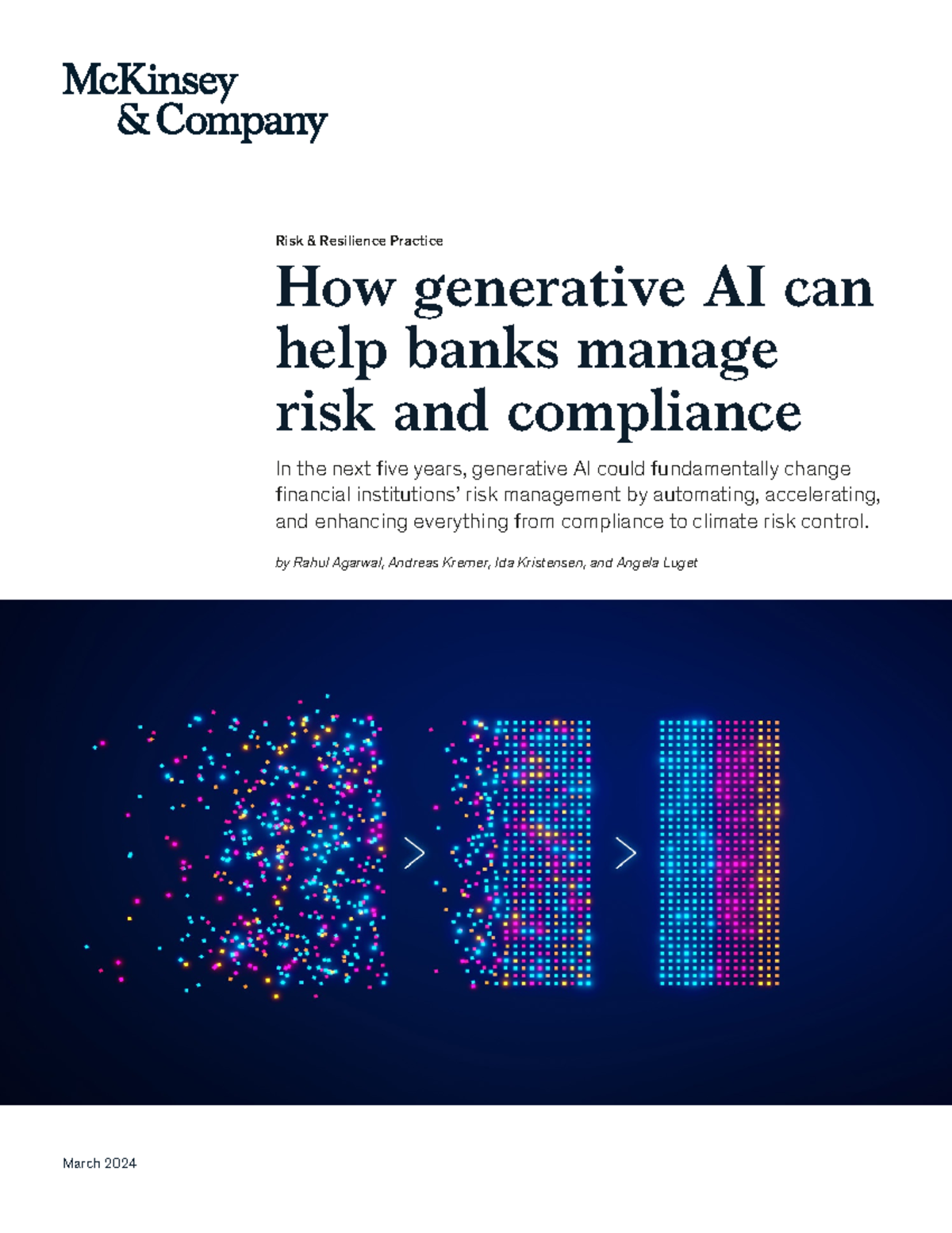 How Generative AI (GENAI) Can Transform Bank Risk & Compliance ...