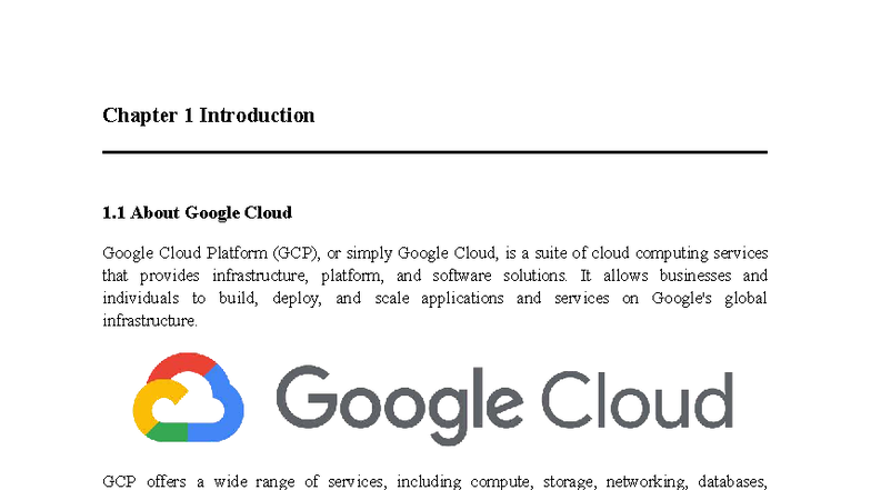 Google Cloud Platform Overview: Key Features & Security Tools - Studocu