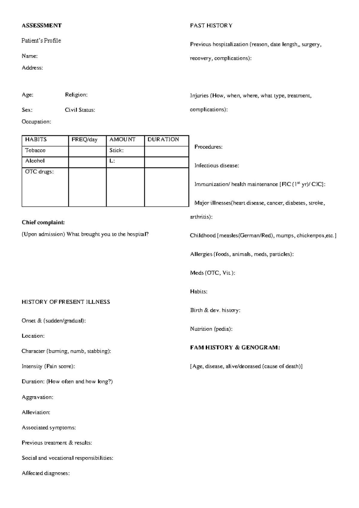 TPR Sheet OB WARD - Anatomy and Physiology Laboratory - VITAL SIGNS ...