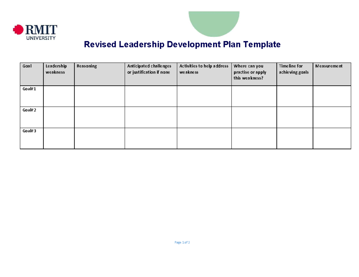 Revised Plan - A3 materials - Leadership and Decision Making - Page 1 ...
