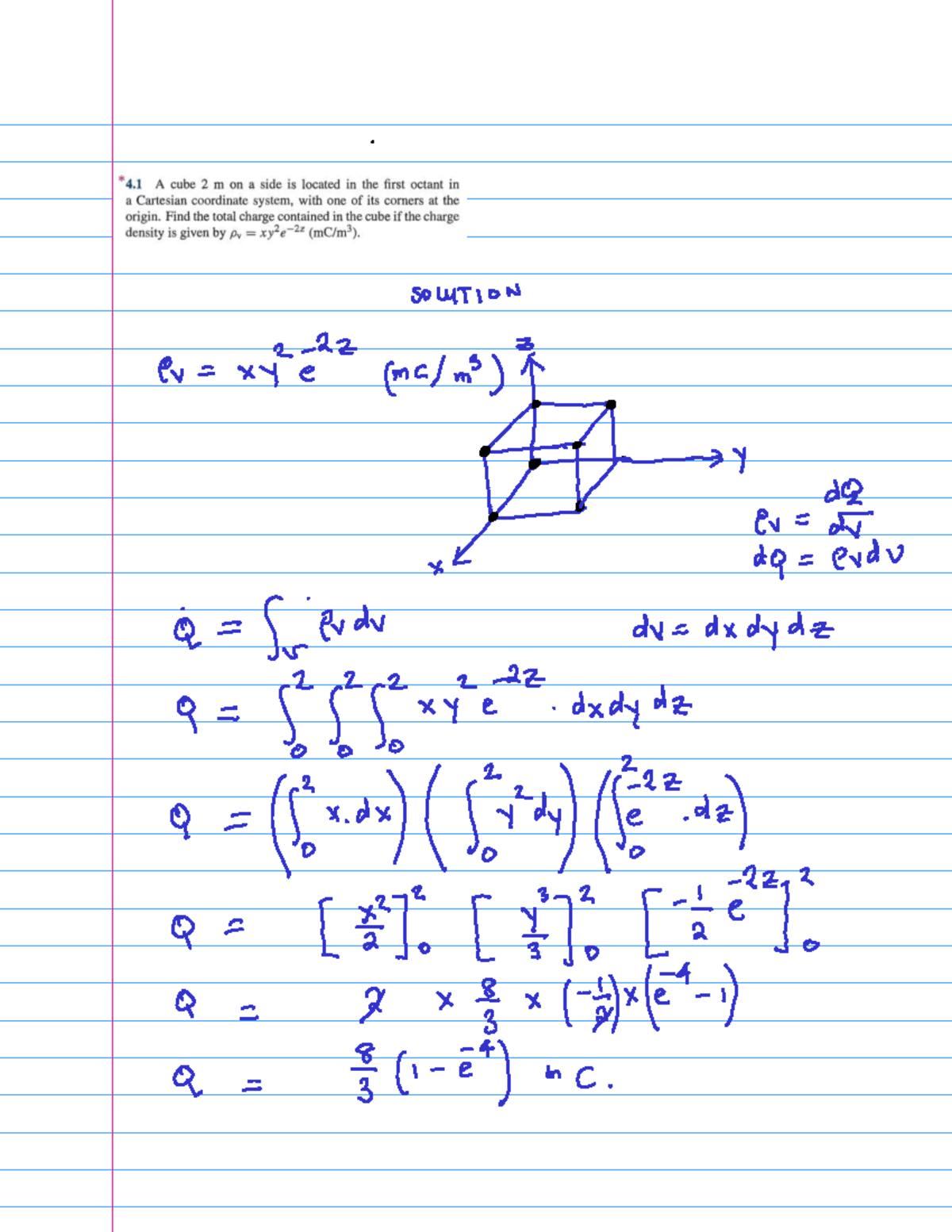 Assignment 1 Solutions: Charge Density and Electric Fields Analysis ...