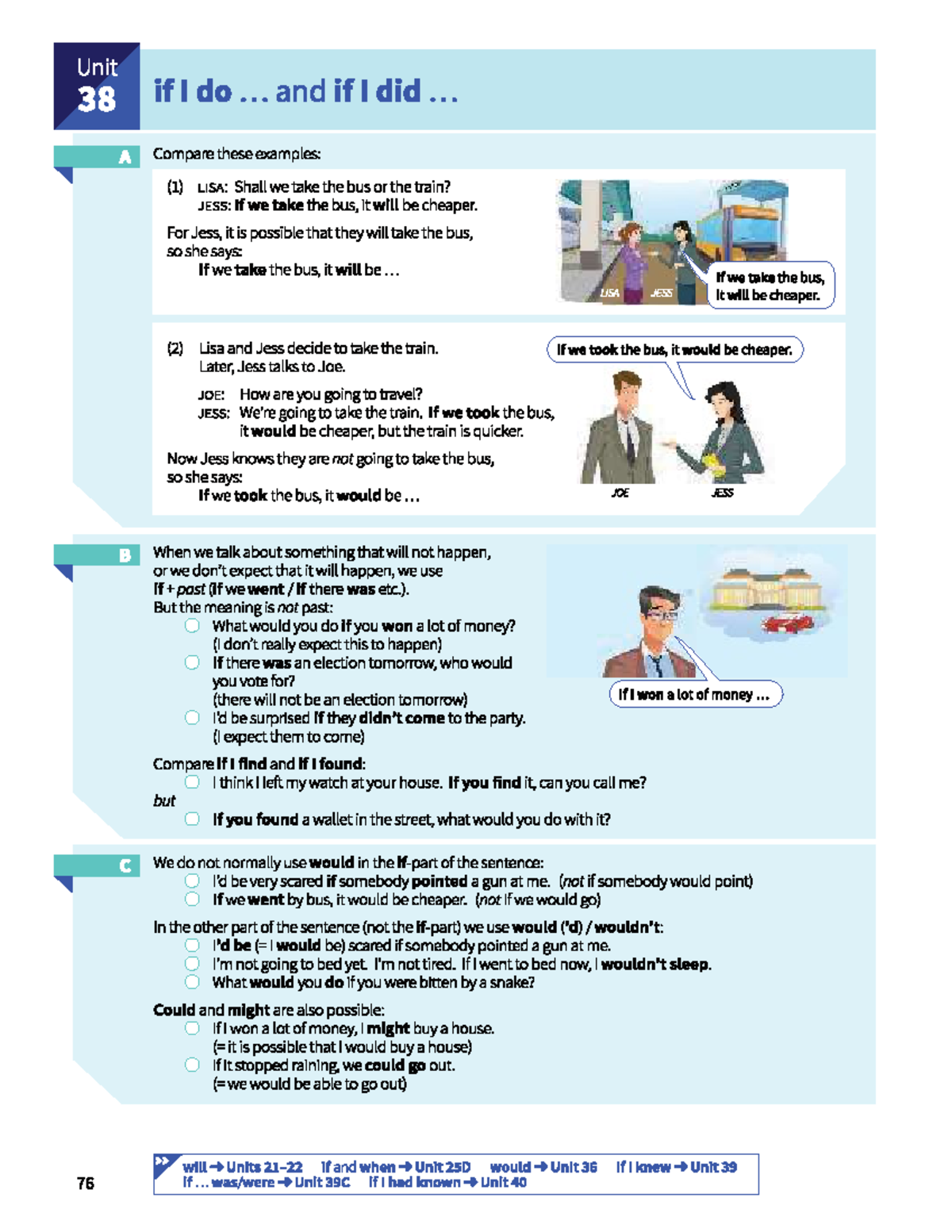 Unit 38: If I Do and If I Did - Comparative Examples and Exercises ...