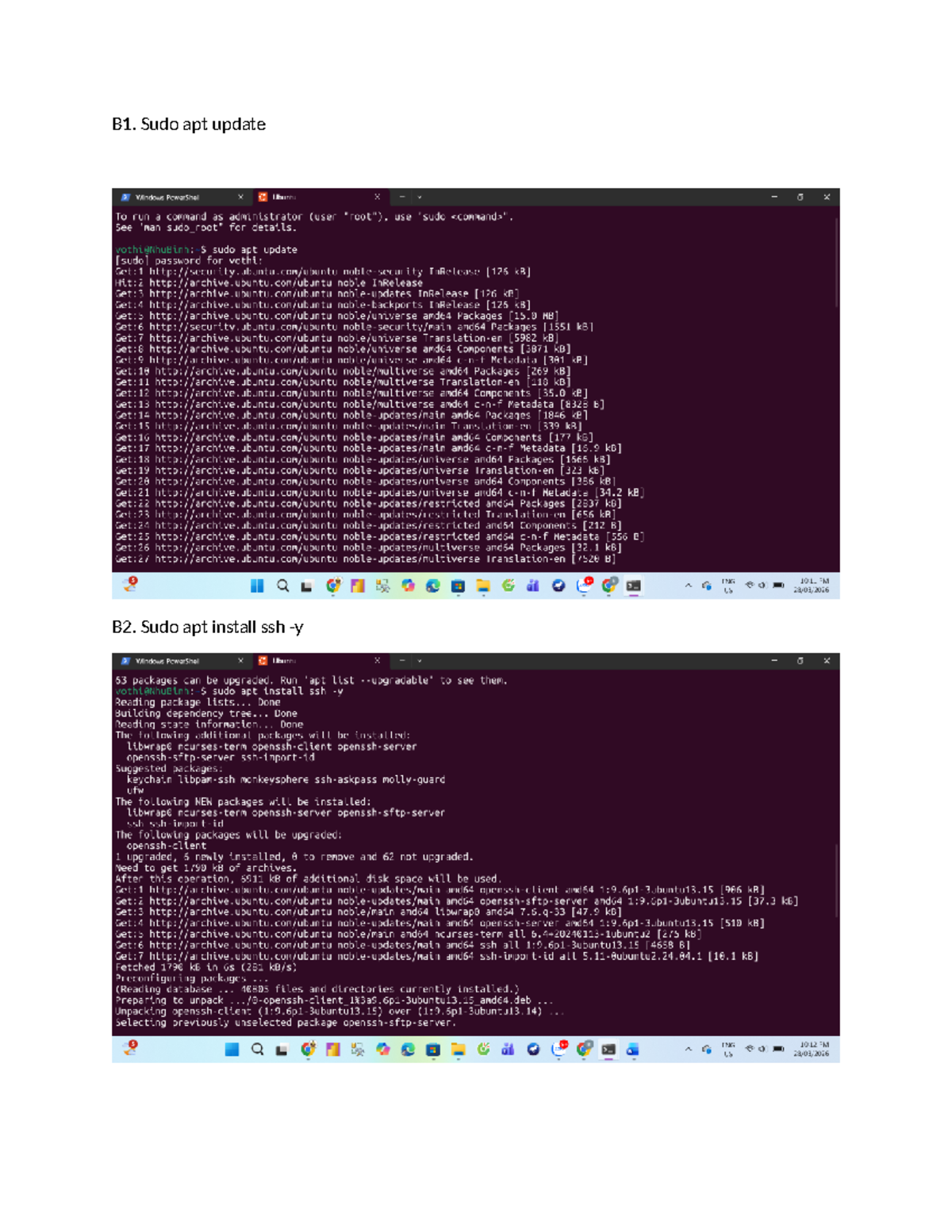 Hadoop - kkkk - Hệ Điều Hành - B1. Sudo apt update B2. Sudo apt install ...