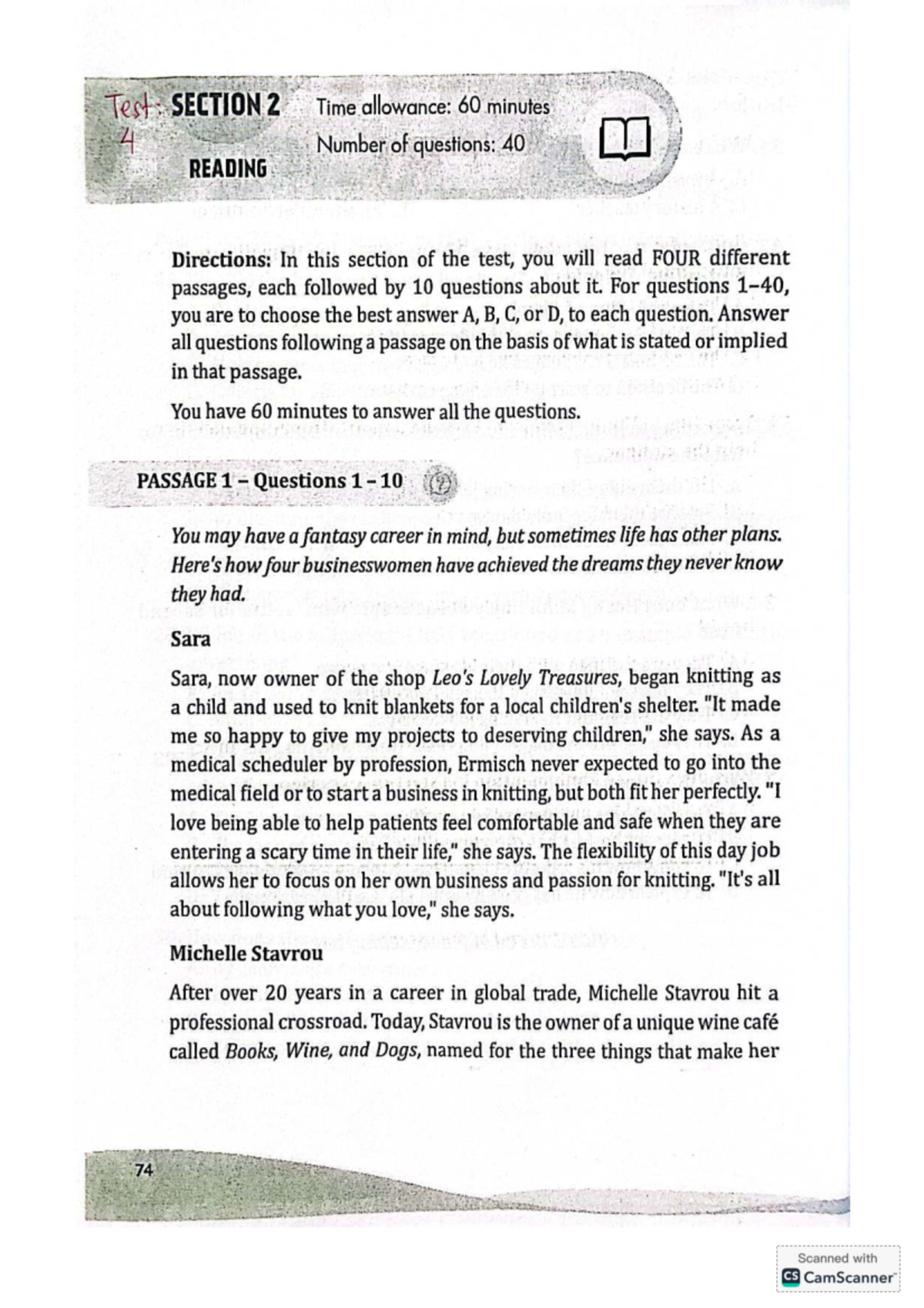 Reading Practice 4 - Đề luyện đọc for Test Preparation - Studocu