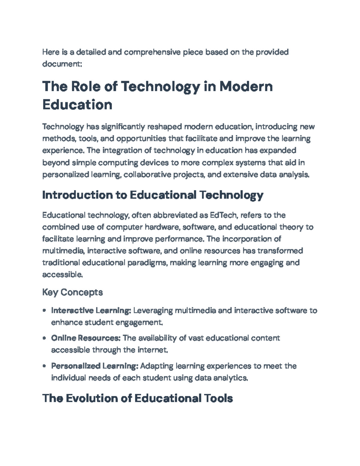 The Role of Technology in Modern Education: Opportunities & Challenges ...