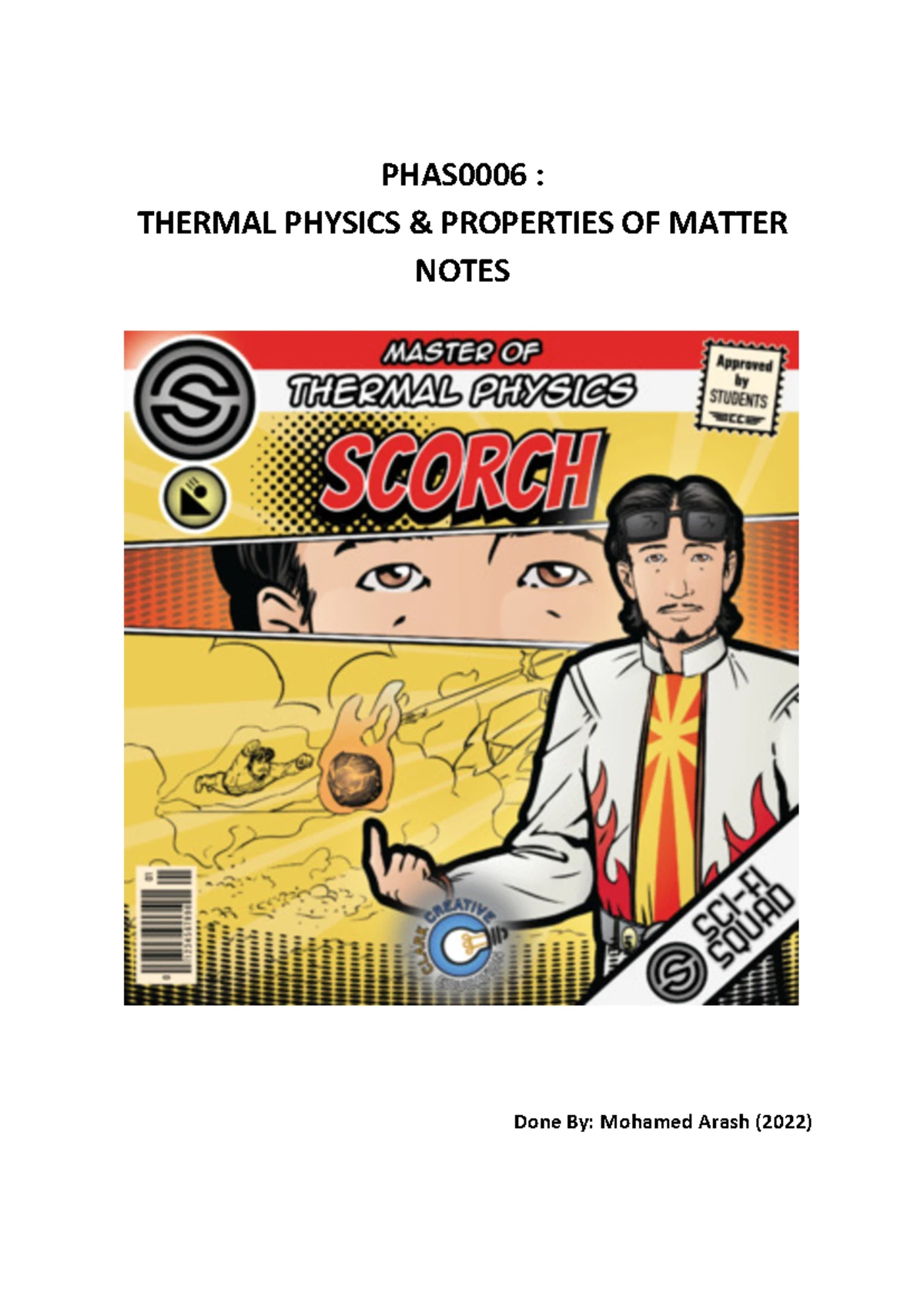 PHAS0006 2025 Problem Sheet Week 2: Thermal Physics & Matter - Studocu