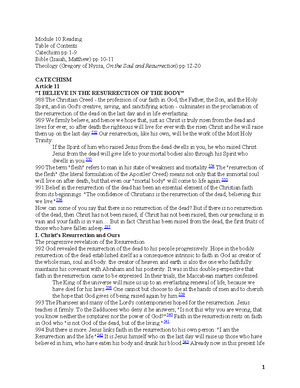 The Concept of Resurrection in Christian Theology: A Detailed Study ...