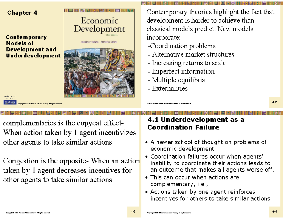 Ecodev Chapter 4 - Economic Development Theories and Models - Studocu