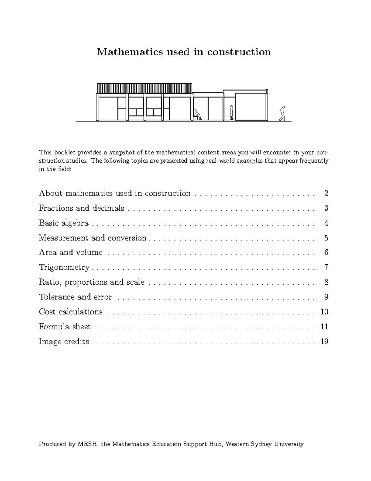 Construction Maths Booklet for CMT 101: Key Concepts and Examples - Studocu