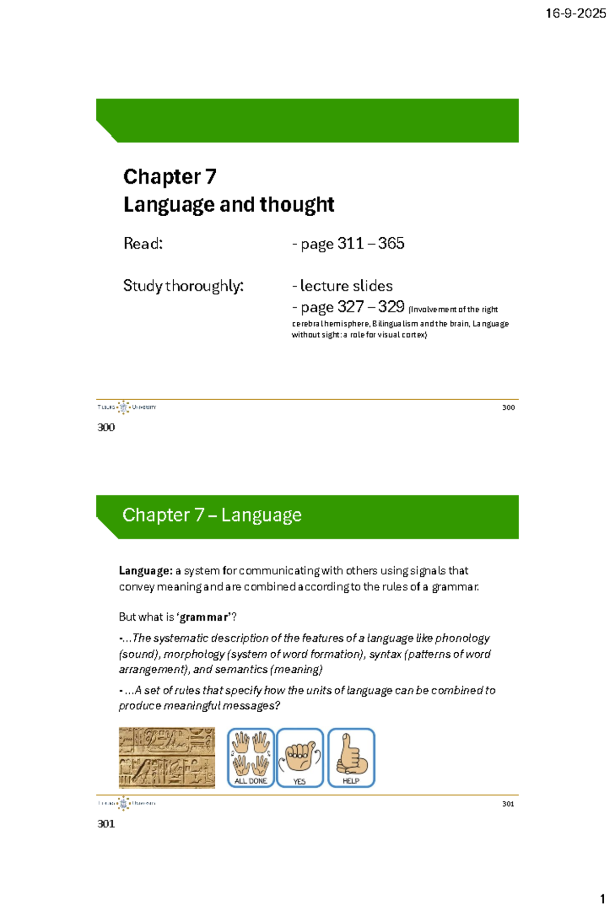 Chapter 7: Language and Thought - Key Concepts & Theories (Psych 101 ...