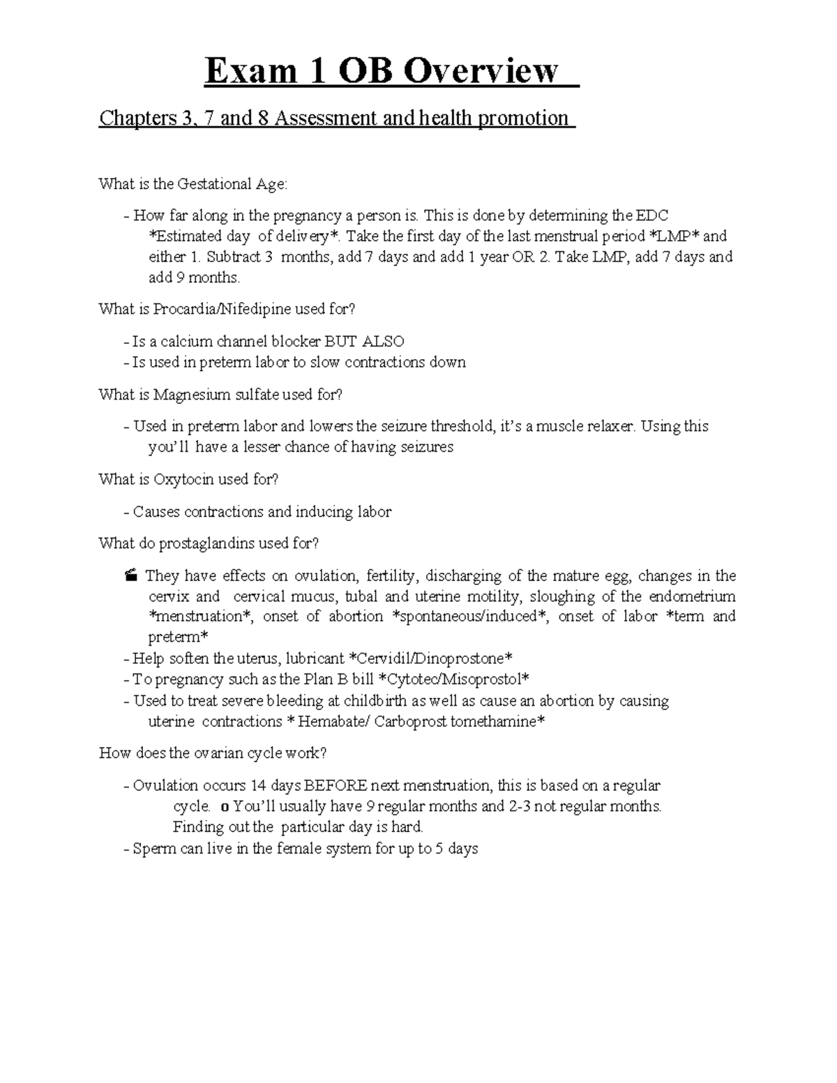 OB 101 Final Exam Study Guide: Key Concepts & Notes for Exam 1 - Studocu