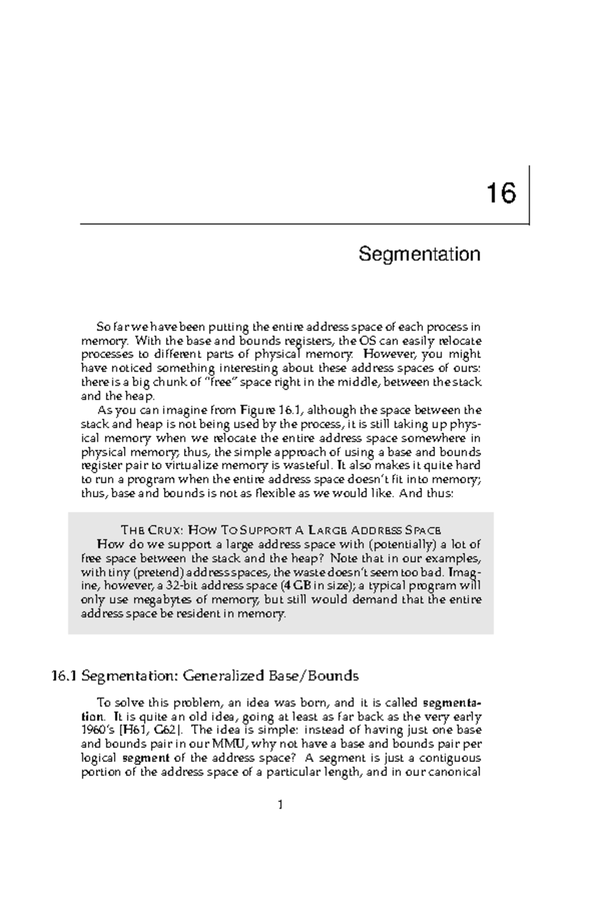OS 16: Segmentation and Memory Management in Operating Systems - Studocu