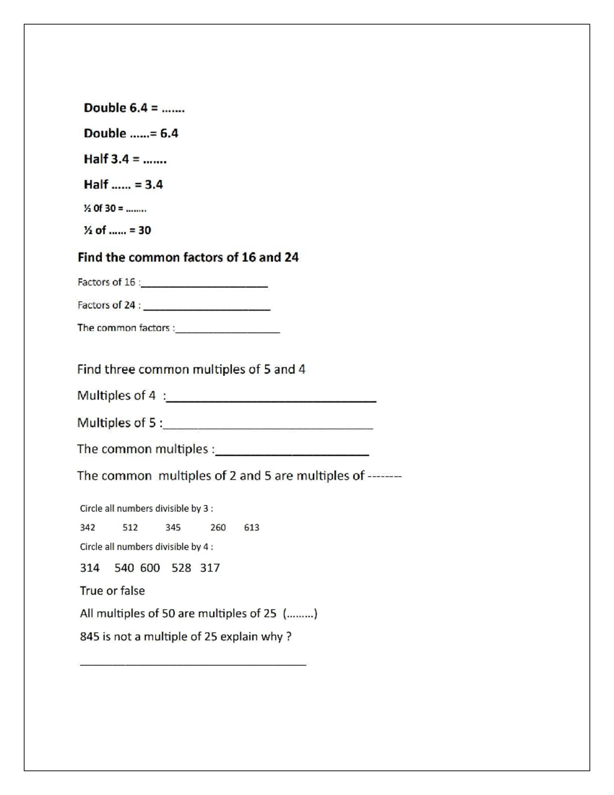 Math Revision Notes - Comparing Values and Equations - Studocu